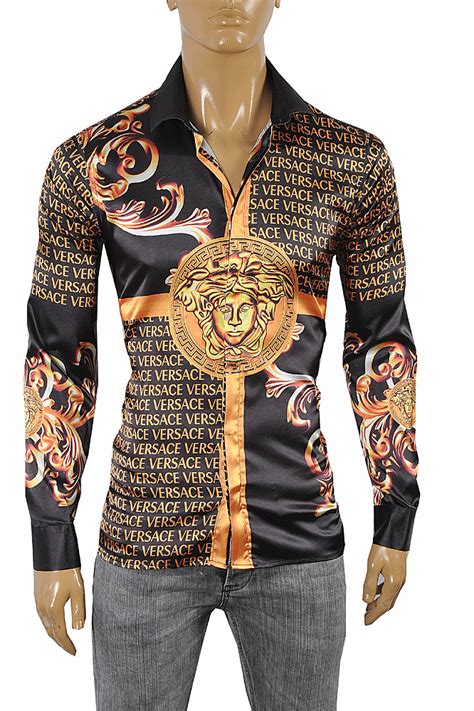 versace medusa jacket mens|versace medusa shirt men.